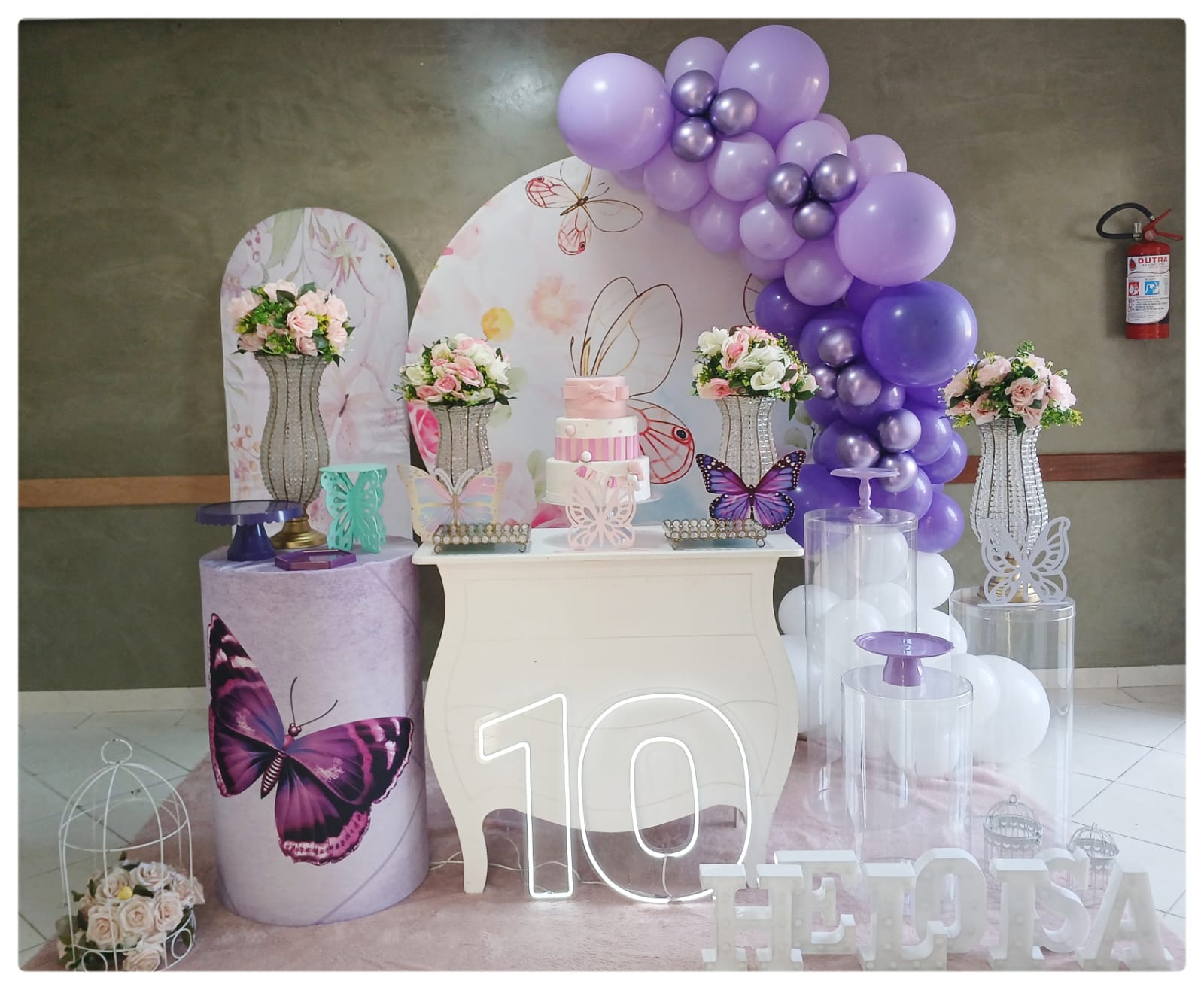 Festa Borboletas Heloísa 10 anos